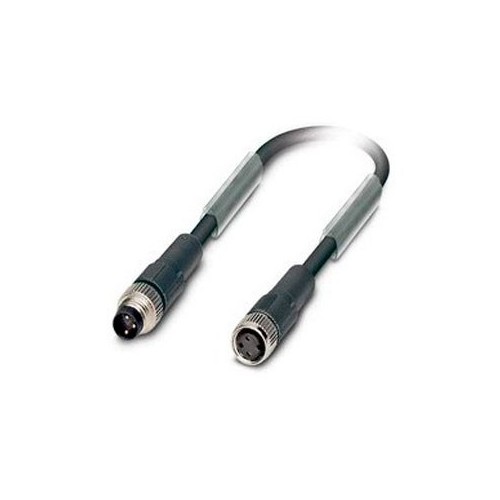 Cables with M8 circular connector (for Li-ion batteries) Male to Female 3 pole 1 m (bag of 2)