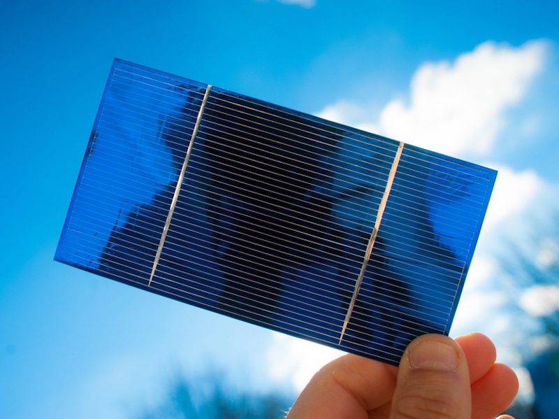 celda fotovoltaica de paneles solares