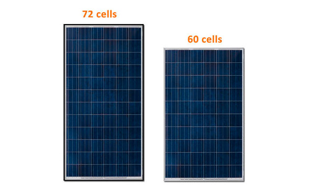 tamaño panel solar