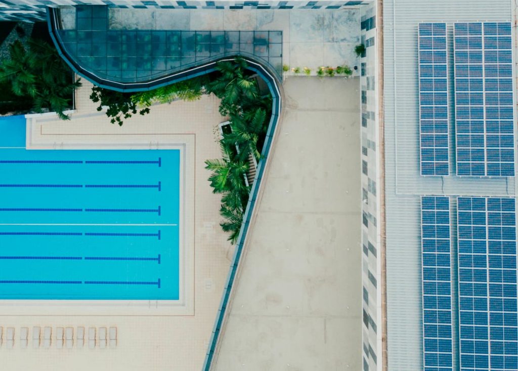 Climatización solar para piscinas y edificios
